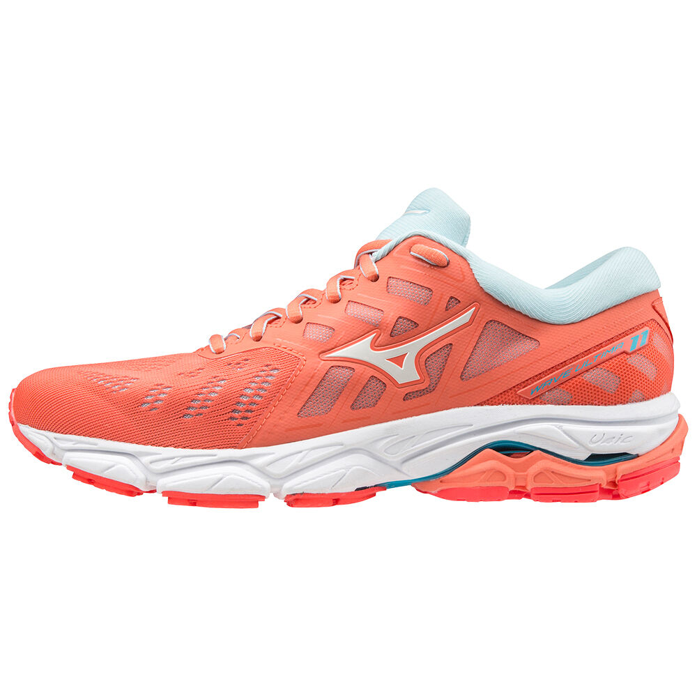 Tenis Para Correr Mizuno Wave Ultima 11 Para Mujer Coral/Blancos 4976185-AD